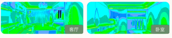 客厅与卧室光色模拟